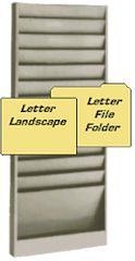 Model 202 Letter Landscape Rack